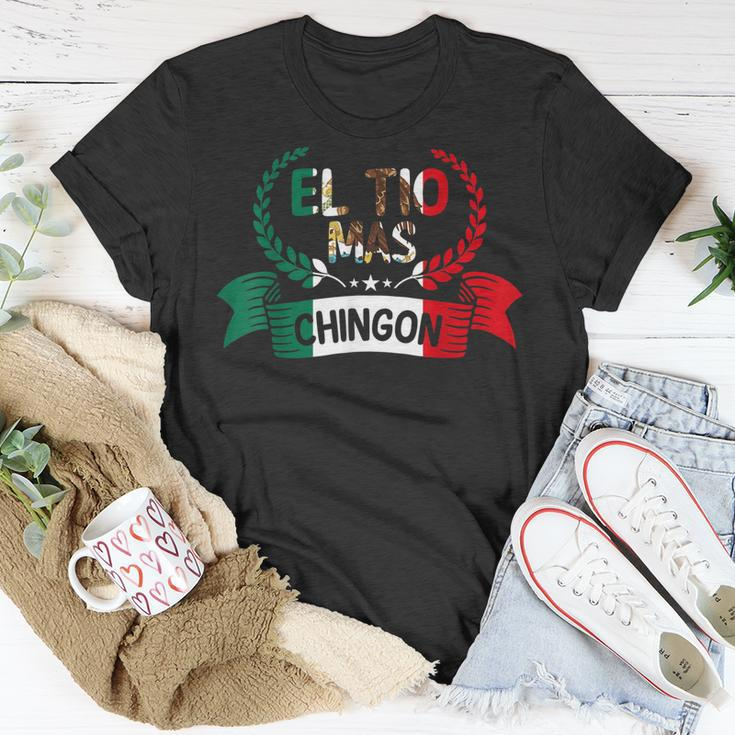 El Tio Mas Chingon Funny Mexican Uncle Family Unisex T-Shirt Unique Gifts