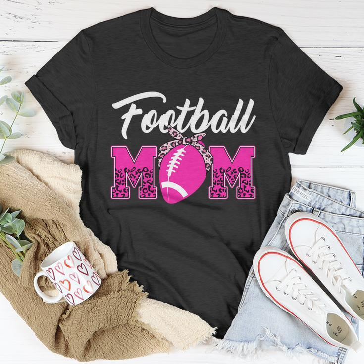 Football Mom Leopard Cute Unisex T-Shirt Unique Gifts