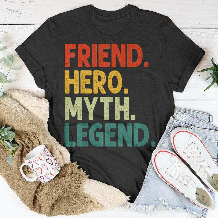 Freund Held Myth Legend Retro Vintage-Freund T-Shirt Lustige Geschenke