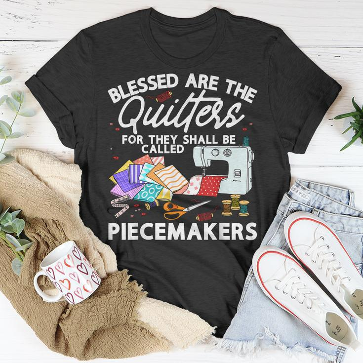 Funny Quilting Knitting Lover Sewing Unisex T-Shirt Unique Gifts