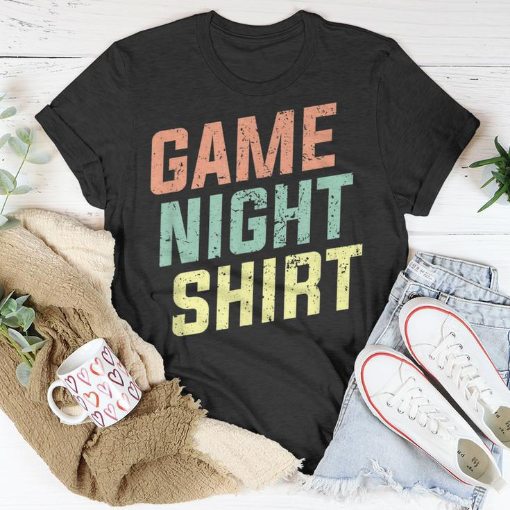 Game Night Boardgaming | For Boardgamers Unisex T-Shirt Unique Gifts