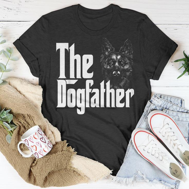 German Shepherd Dog Dad Dogfather Dogs Daddy Father Unisex T-Shirt Unique Gifts