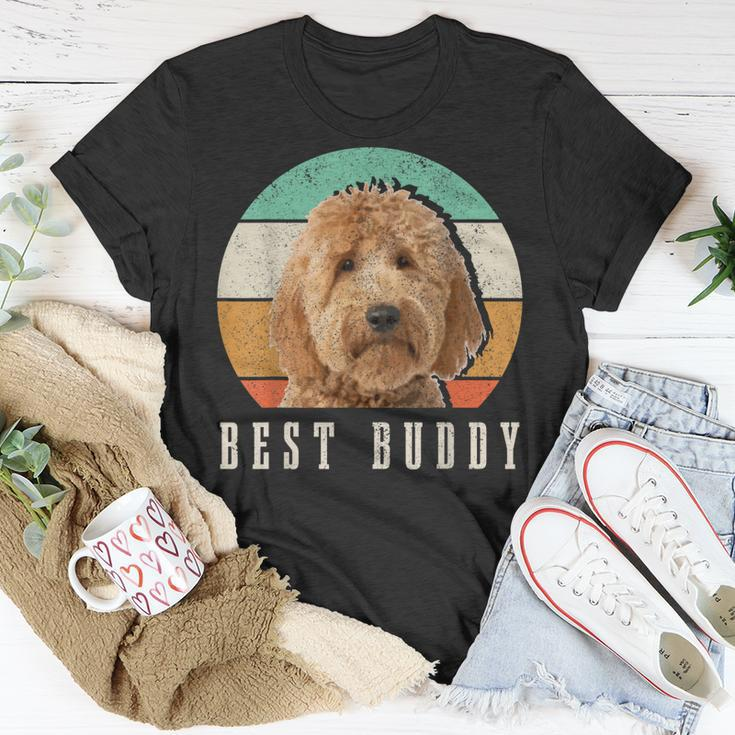 Goldendoodle Dad Doodle Mom Best Buddy Retro Vintage Dog T-Shirt Funny Gifts