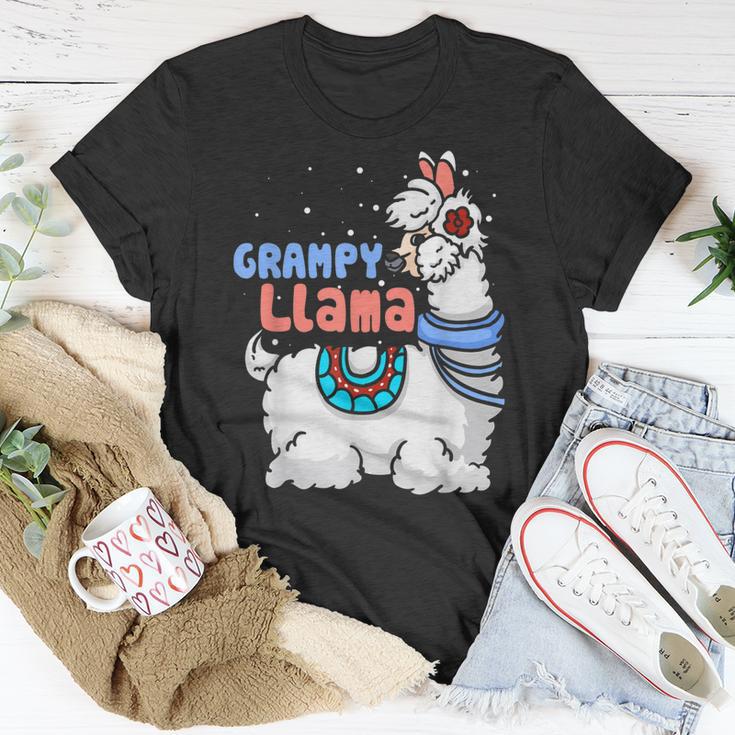 Grampy Lama Passender Familien-Weihnachts-Pyjama Geschenke T-Shirt Lustige Geschenke