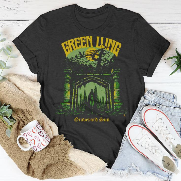 Graveyard Sun Iconic Green Lung Unisex T-Shirt Unique Gifts