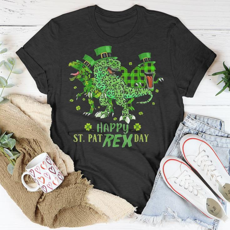 Happy St PatRex Day Funny Dinosaur St Patricks Day Unisex T-Shirt Funny Gifts