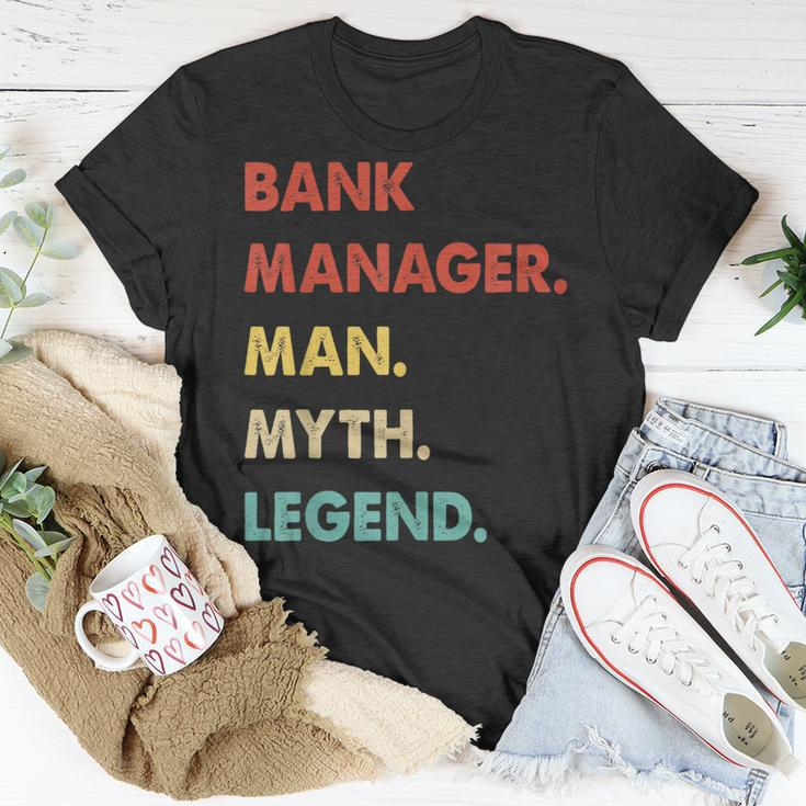 Herren Bankdirektor Mann Mythos Legende T-Shirt Lustige Geschenke