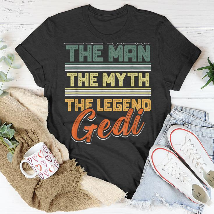 Herren Gedi Die Legende Taufgedi T-Shirt Lustige Geschenke