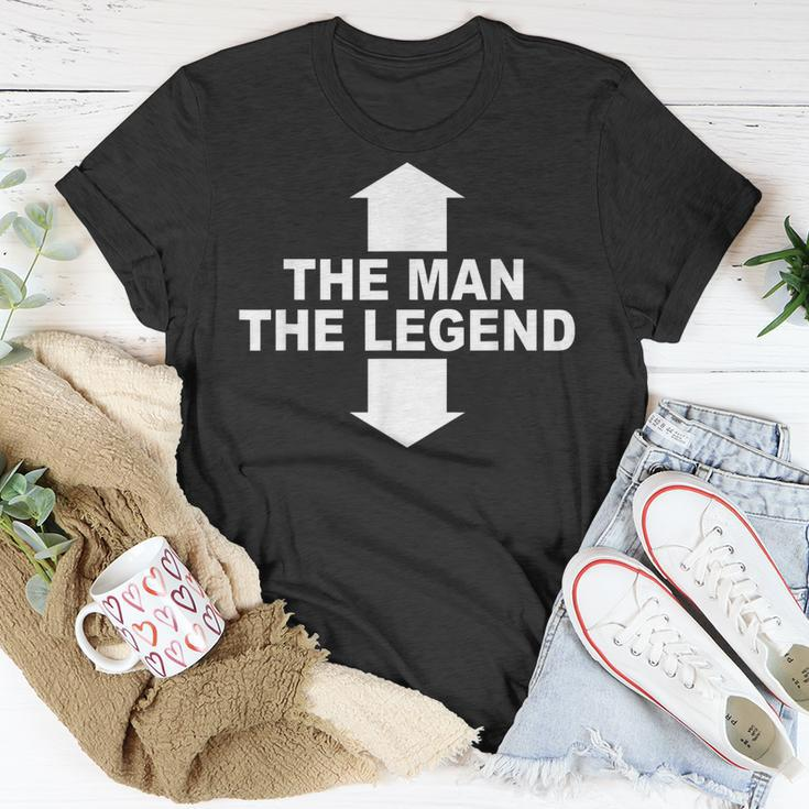 Herren The Man The Legend Lustiges Mann Legende Pfeile Männer T-Shirt Lustige Geschenke