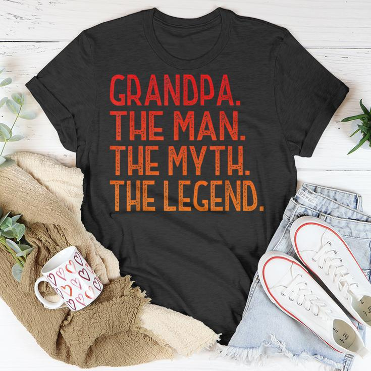 Herren Opa Der Mann Der Myth The Legend Großvater T-Shirt Lustige Geschenke