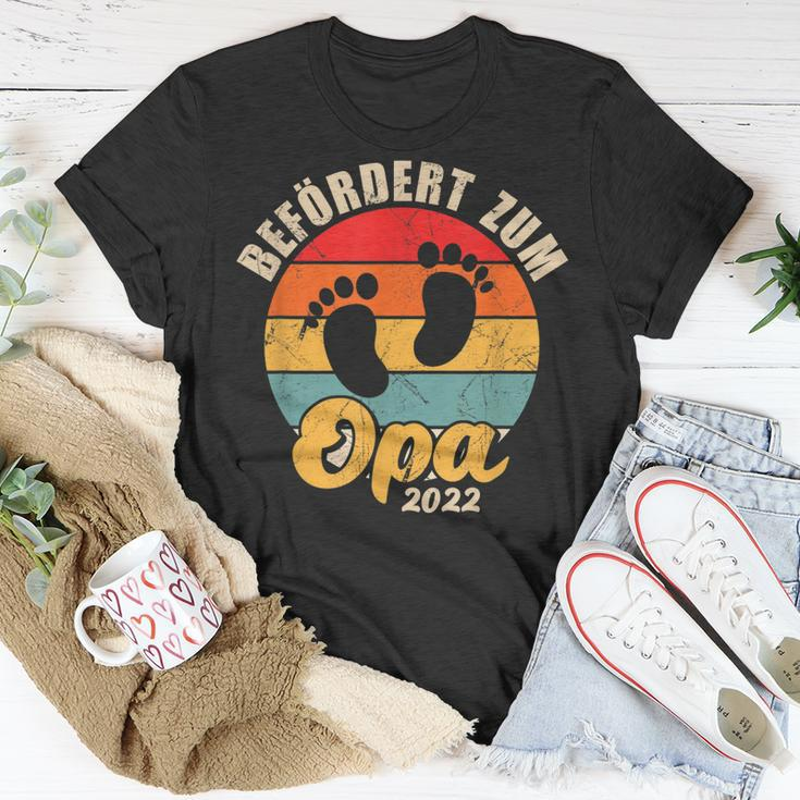 Herren Schwangerschaft 2022 Werdender Opa T-Shirt Lustige Geschenke