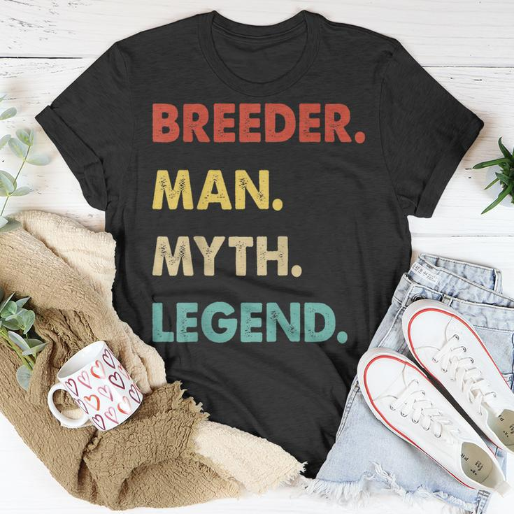Herren Züchter Mann Mythos Legende T-Shirt Lustige Geschenke