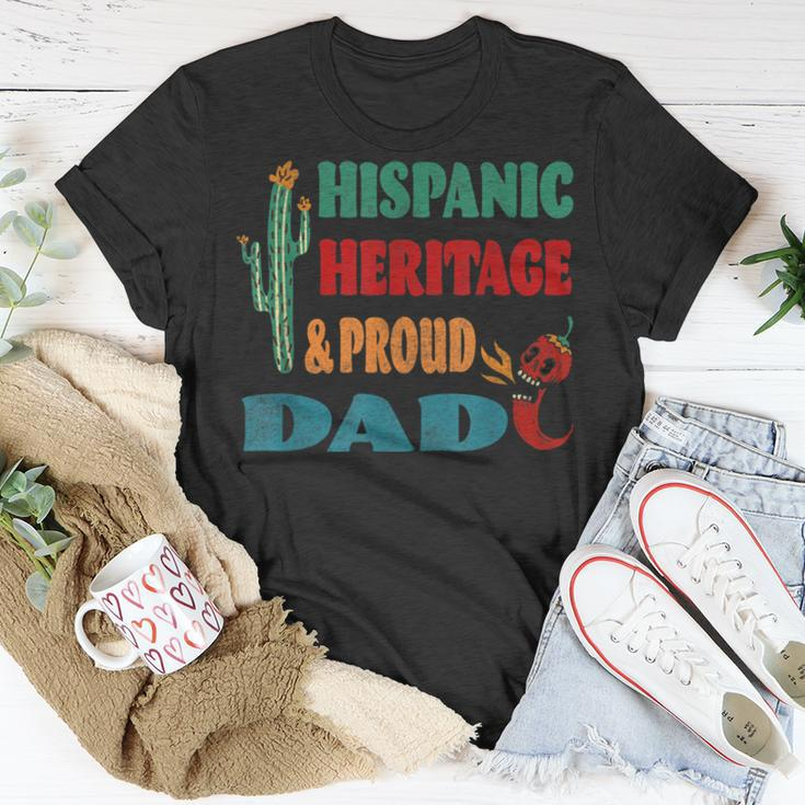 Hispanic Heritage &Amp Proud Dad Unisex T-Shirt Unique Gifts