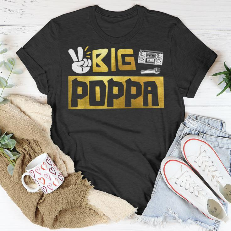 Hola At Your Poppa Two Legit To Quit Birthday Decorations Unisex T-Shirt Unique Gifts