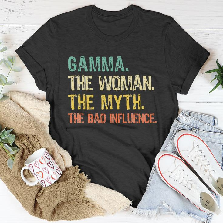 I Am Grandma The Woman Myth Legend Bad Influence Grandparent Unisex T-Shirt Unique Gifts