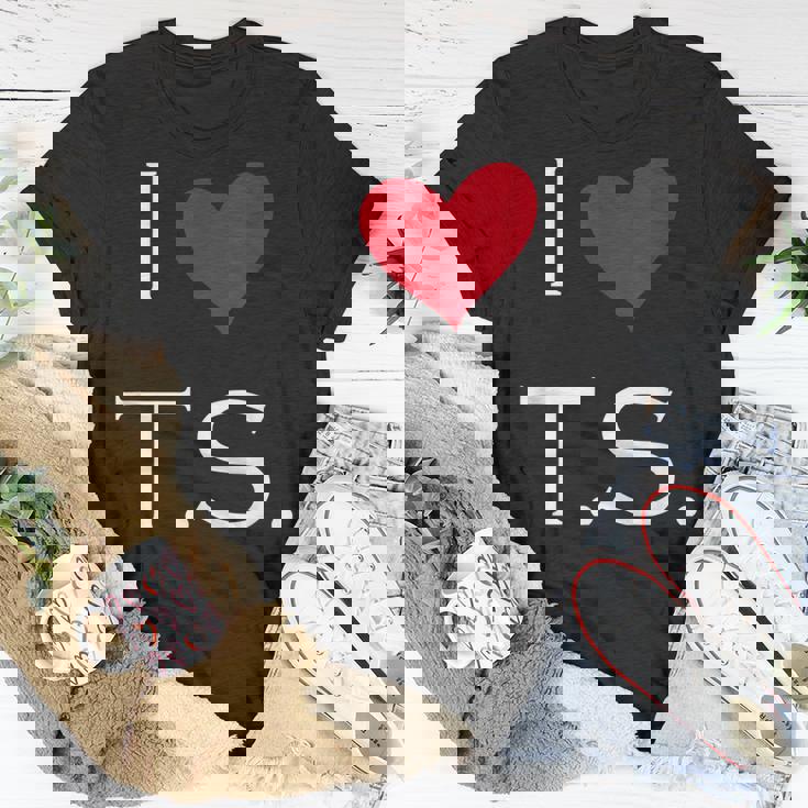 I Heart Ts Unisex T-Shirt Unique Gifts