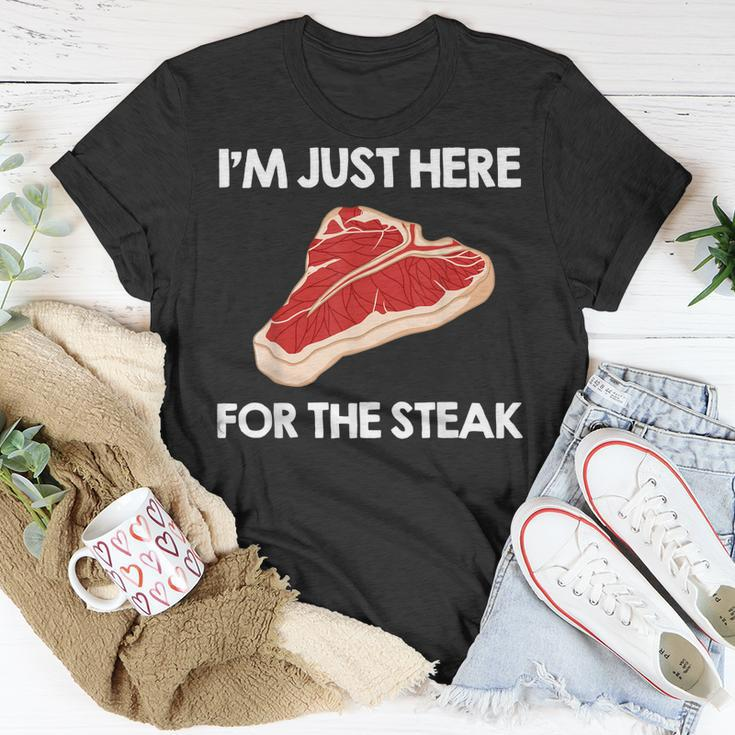 I Love Steak Gift Ribeye House Unisex T-Shirt Unique Gifts
