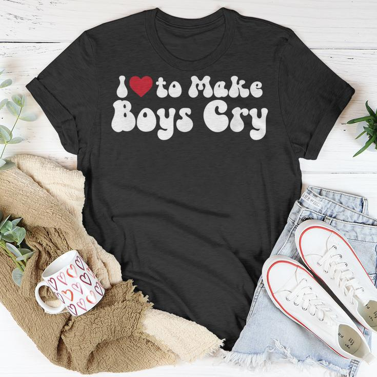 I Love To Make Boys Cry Unisex T-Shirt Unique Gifts