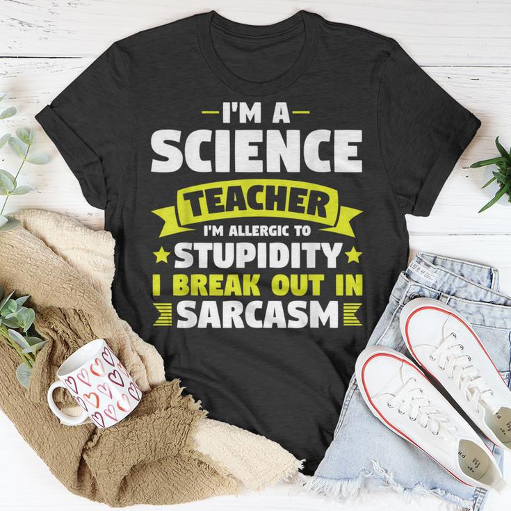 Ich Bin Ein Lehrer Für Wissenschaft Lehre V2 T-Shirt Lustige Geschenke