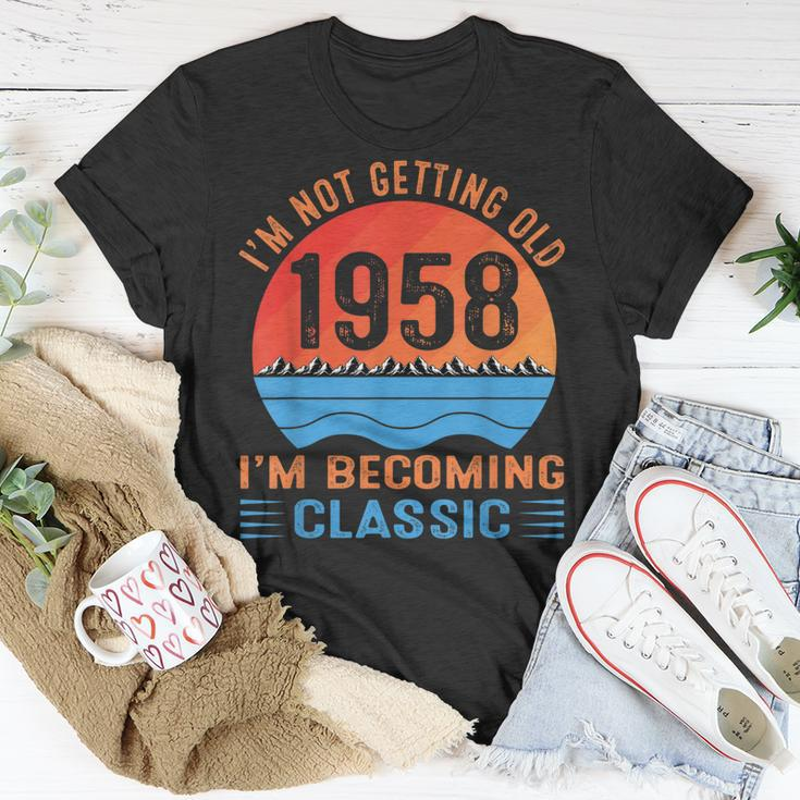 Ich Werde Nicht Alt Ich Werde Ein Klassiker Vintage 1958 T-Shirt Lustige Geschenke