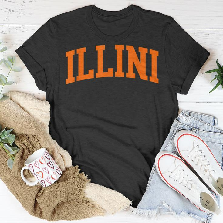 Illini Arch Athletic College University Alumni Style T-Shirt Funny Gifts
