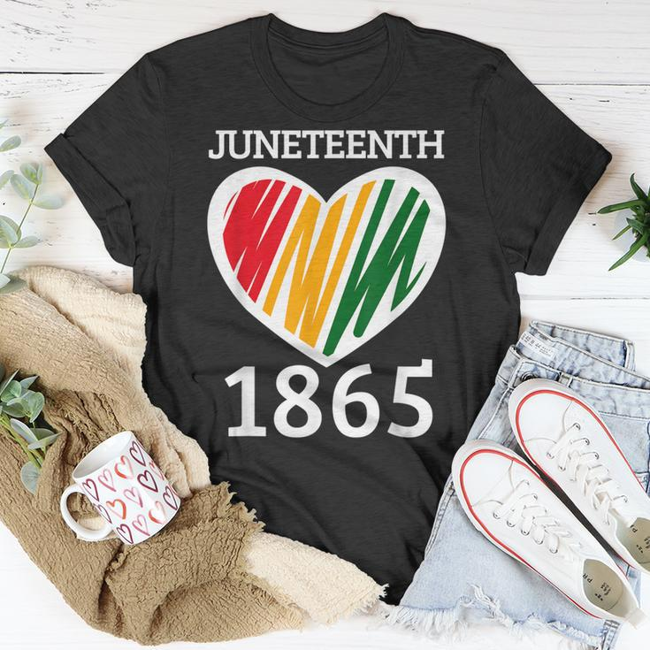 Junenth 1865 African American Freedom Day Unisex T-Shirt Unique Gifts