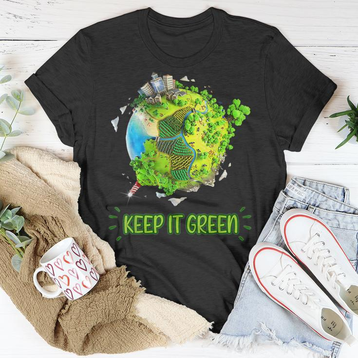 Keep It Green Earth Day Everyday 2023 Unisex T-Shirt Unique Gifts
