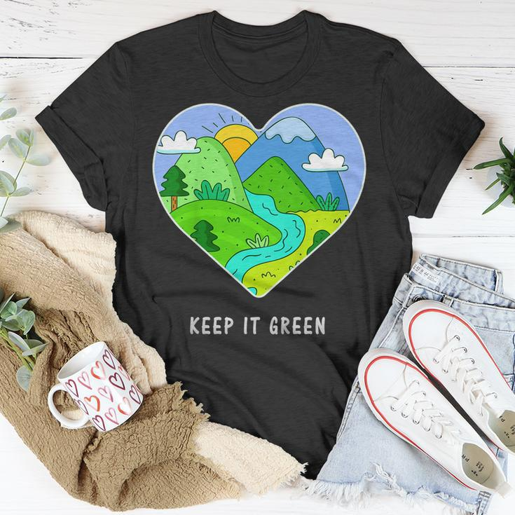 Keep It Green Save The Planet Shirt Earth Day 2019 Gift Idea Unisex T-Shirt Unique Gifts