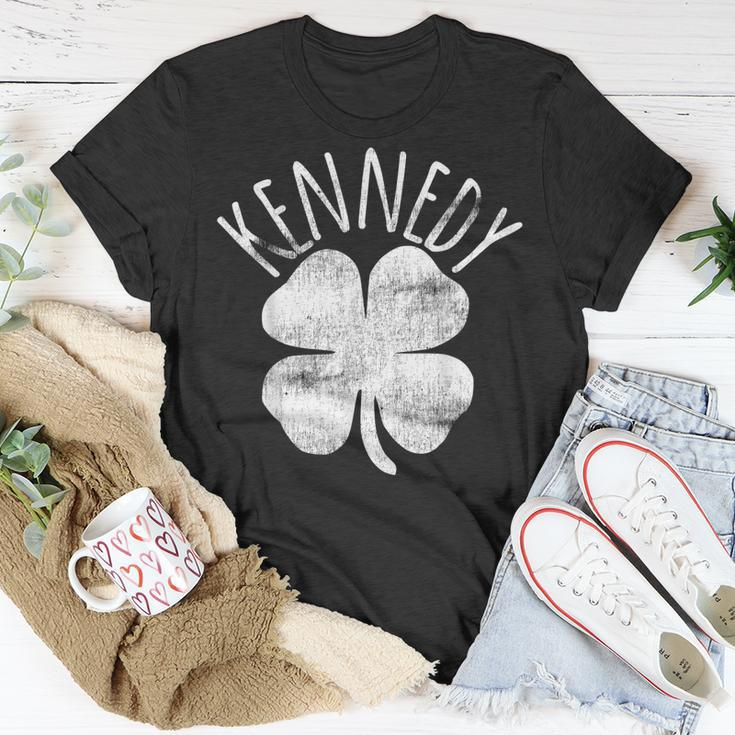 Kennedy St Patricks Day Irish Family Last Name Matching Unisex T-Shirt Funny Gifts