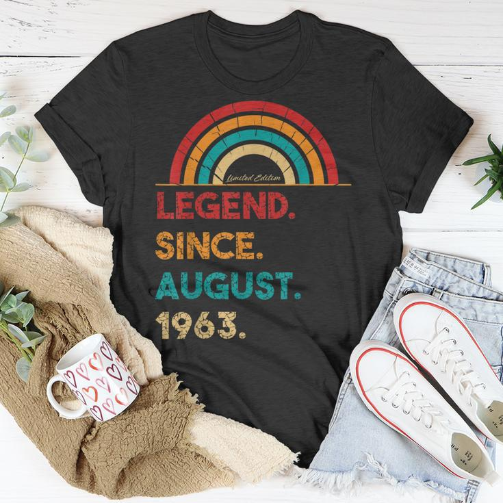 Legend Since August 1963 59 Geburtstag Geschenk Born In 1963 T-Shirt Lustige Geschenke