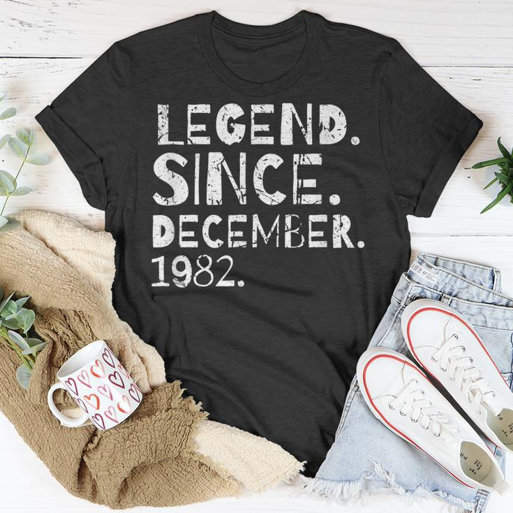 Legende Seit Dezember 1982 Geburtstag Geburtstag Mama Papa T-Shirt Lustige Geschenke