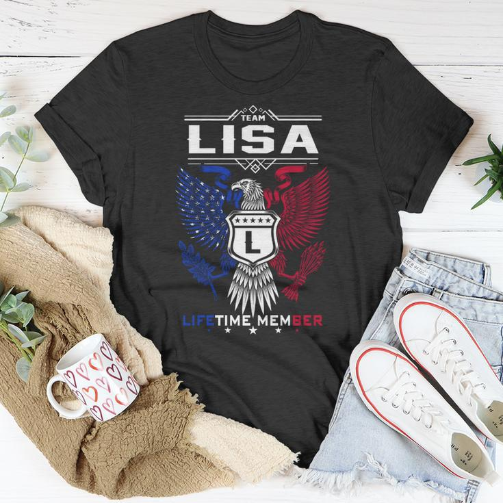 Lisa Name - Lisa Eagle Lifetime Member Gif Unisex T-Shirt Funny Gifts