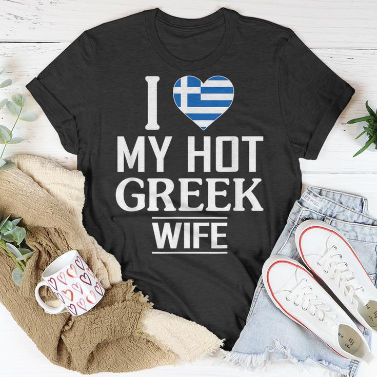 I Love My Hot Greek Wife T-shirt Funny Gifts