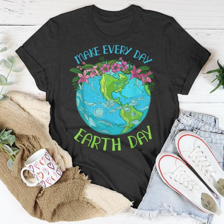 Make Everyday Earthday Earth Day For 2023 Unisex T-Shirt Unique Gifts