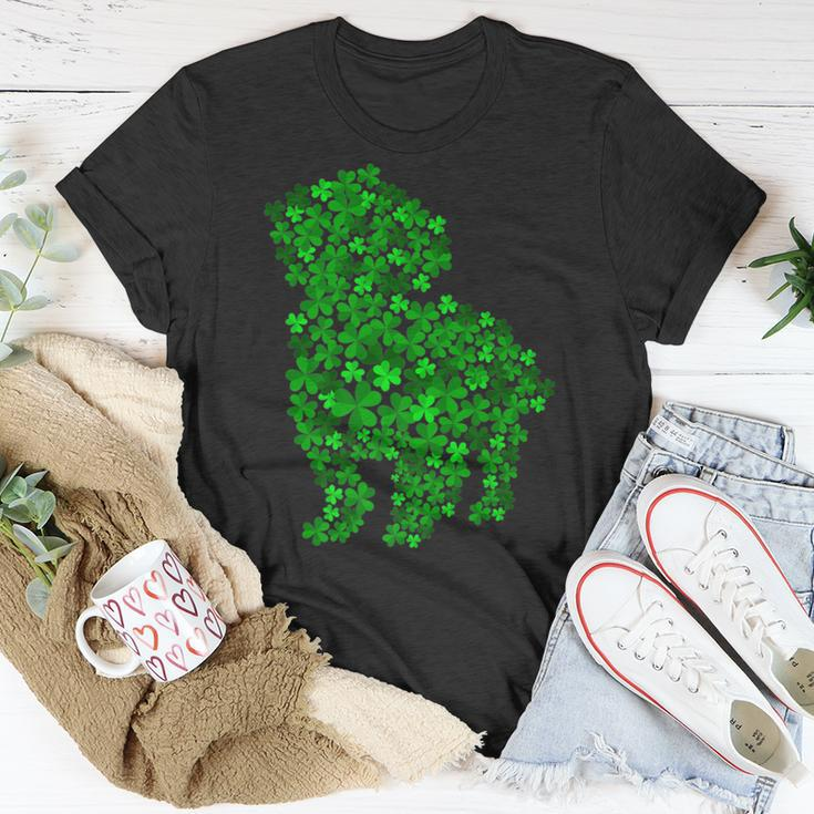 Maltese Dog Shamrock Leaf St Patrick Day T-Shirt Funny Gifts