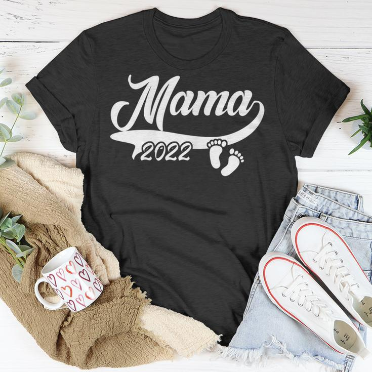 Mama 2022 Werdende Mama Zukünftige Mutter 2022 T-Shirt Lustige Geschenke