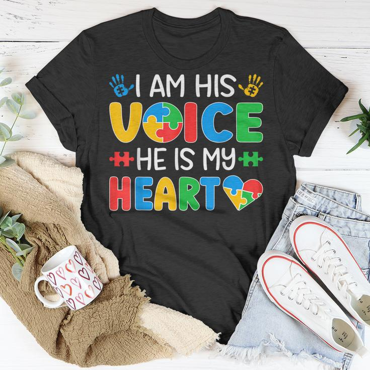 Mama Autistic Mom Autistic Dad Papa Autism Awareness Month Unisex T-Shirt Unique Gifts