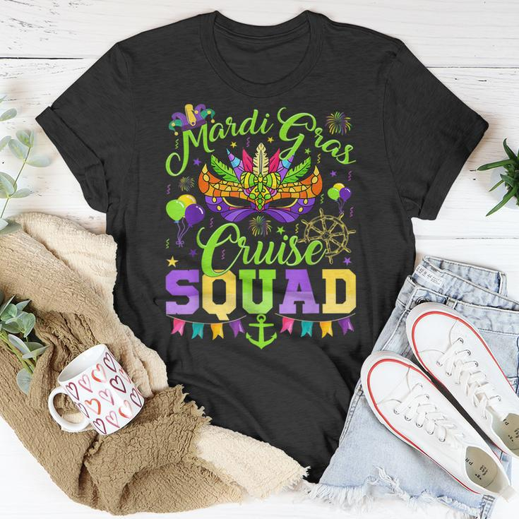 Mardi Gras Cruise Squad 2023 Matching Group Family Costume T-Shirt Funny Gifts