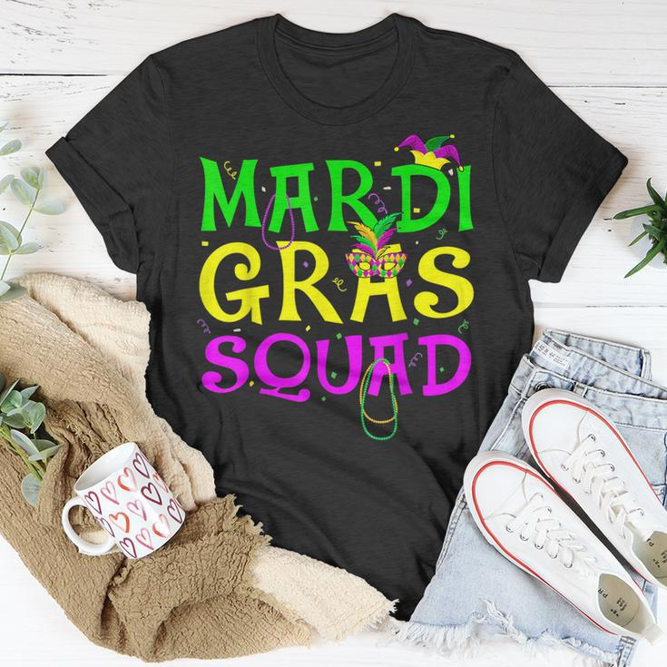 Mardi Gras Squad Party Costume Outfit Mardi Gras V2 T-Shirt Funny Gifts