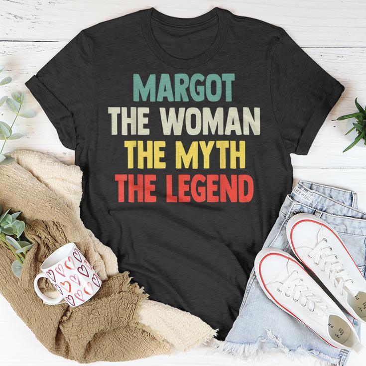 Margot The Woman The Myth The Legend Geschenk Für Margot T-Shirt Lustige Geschenke