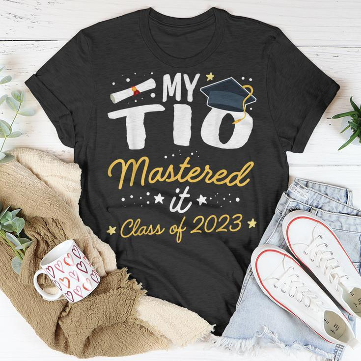Masters Graduation My Tio Mastered It Class Of 2023 Uncle Unisex T-Shirt Unique Gifts