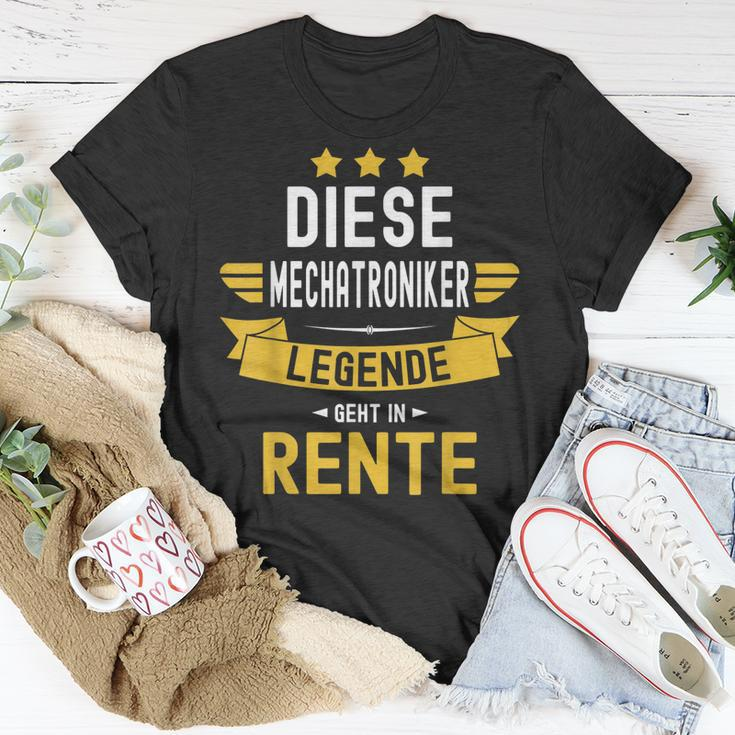 Mechatroniker Rentner T-Shirt, Legende Geht In Rente Design Lustige Geschenke