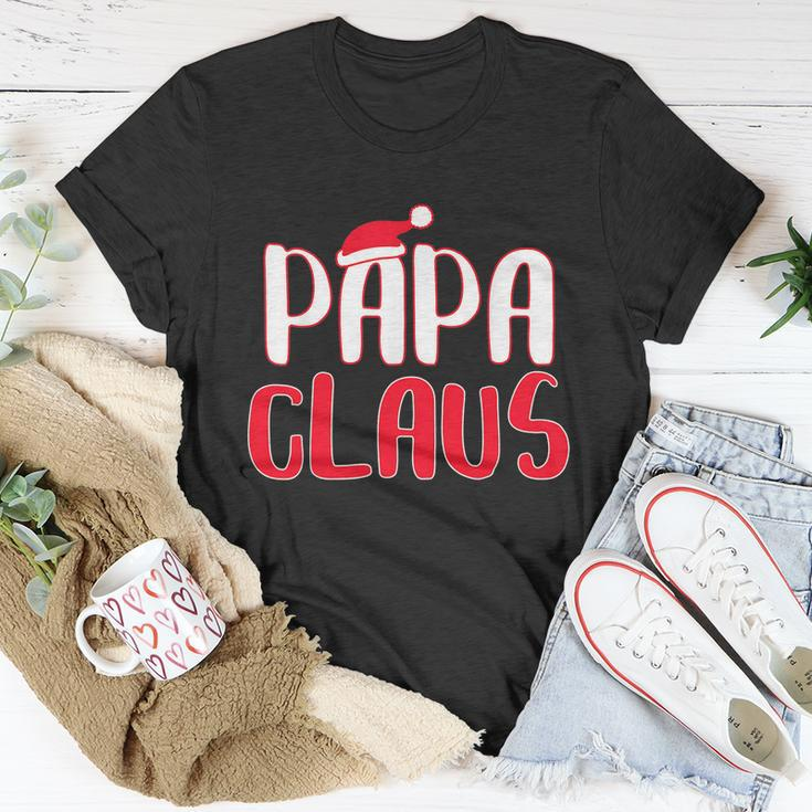 Mens Papa Claus Tshirt Funny Santa Christmas Costume Shirt Tshirt Unisex T-Shirt Unique Gifts