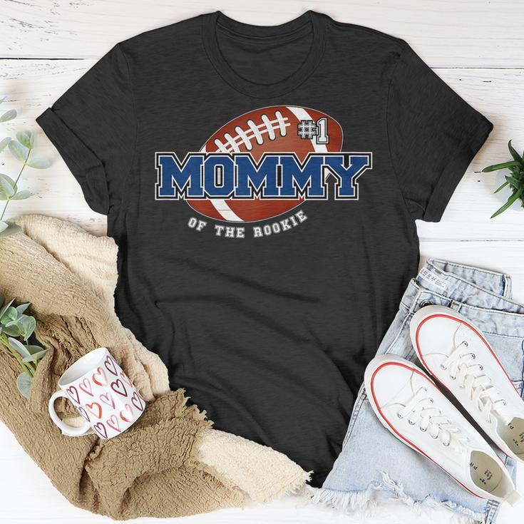 Mommy Of Rookie 1St Birthday Football Theme Matching Party Gift For Womens Unisex T-Shirt Unique Gifts
