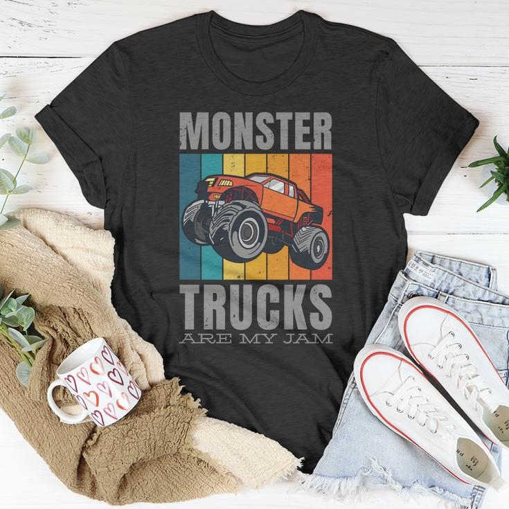 Monster Trucks Are My Jam Unisex T-Shirt Unique Gifts