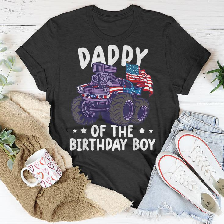 Monstertruck Vater Geburtstagskind T-Shirt für Familienfeiern Lustige Geschenke