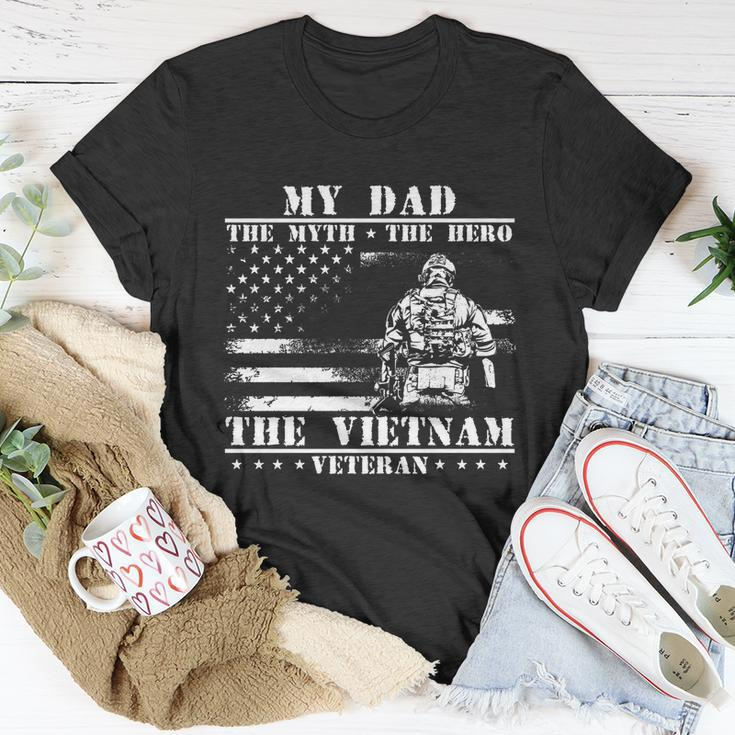 My Dad The Myth The Hero The Legend Vietnam Veteran Great Gift Unisex T-Shirt Unique Gifts