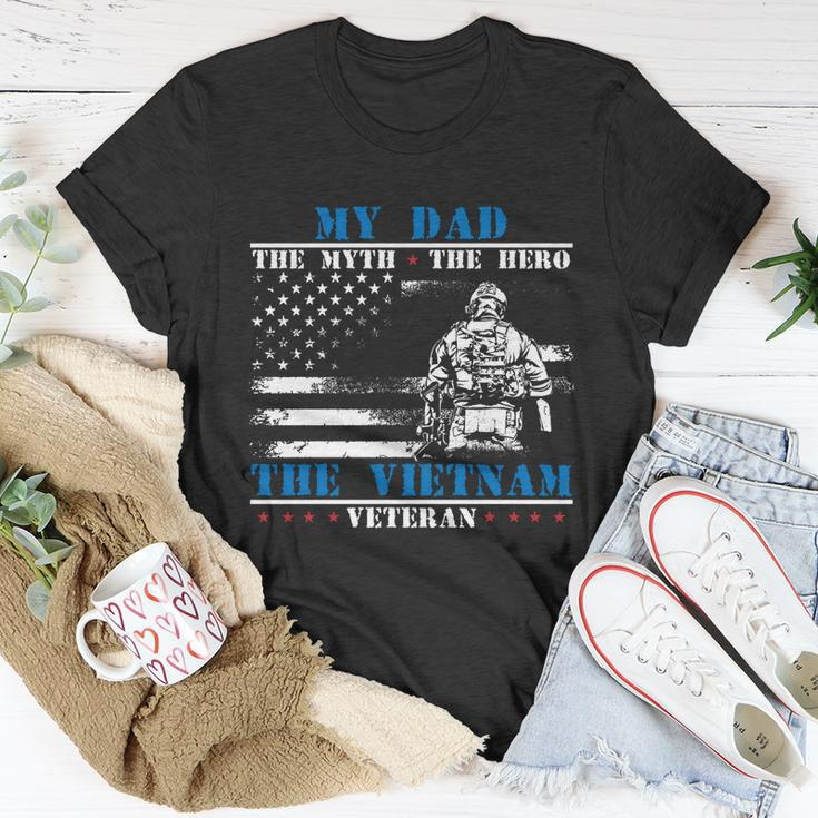 My Dad The Myth The Hero The Legend Vietnam Veteran Meaningful Gift V2 Unisex T-Shirt Unique Gifts