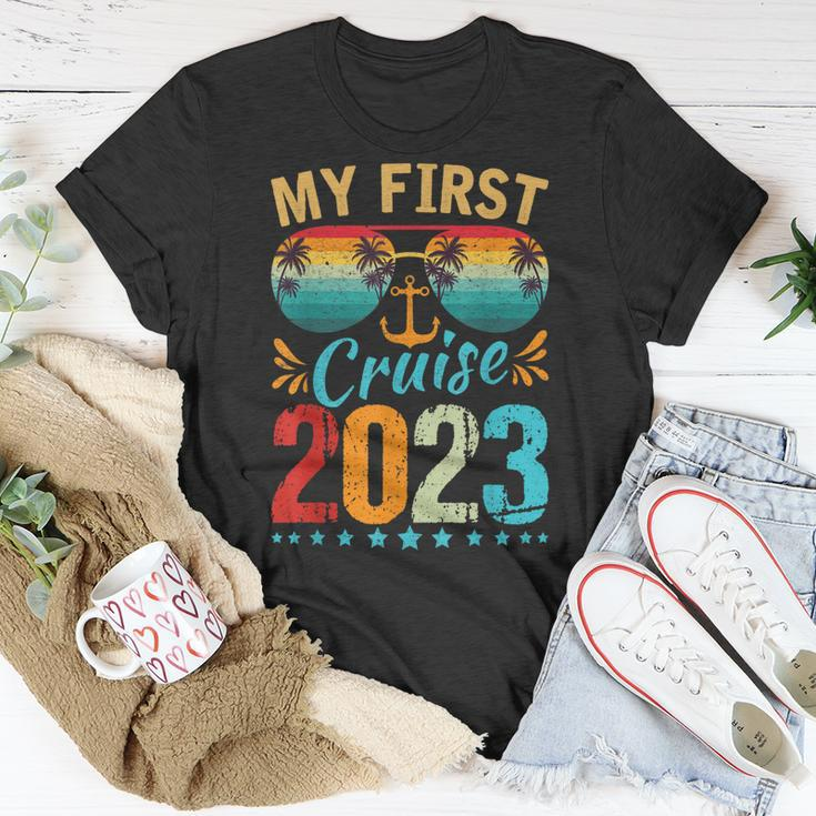 My First Cruise 2023 Family Vacation Cruise Ship Travel Unisex T-Shirt Unique Gifts
