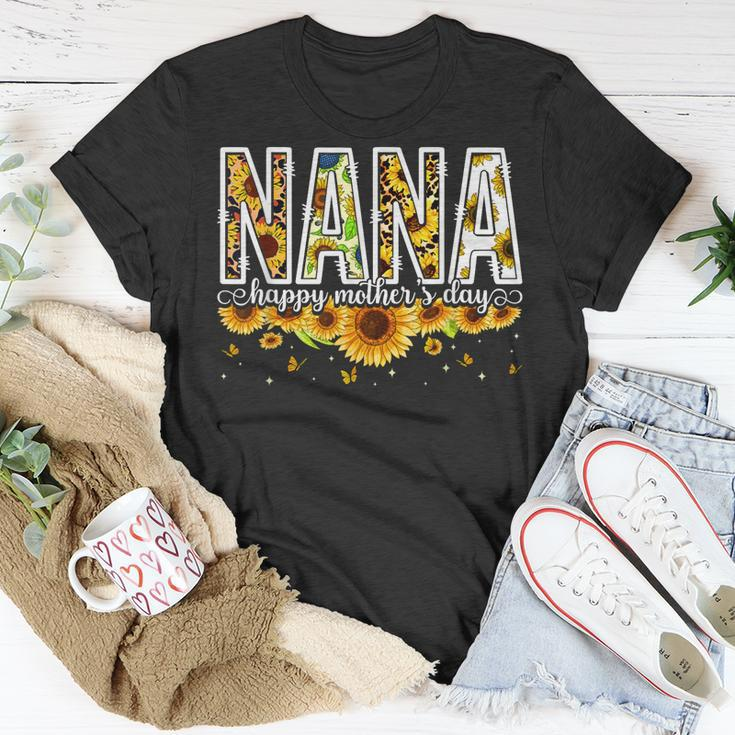 Nana Grandma Happy Mothers Day Mama Sunflower Mommy Unisex T-Shirt Unique Gifts